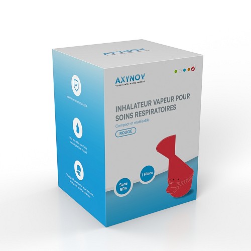 Inhalateur Plastique Rouge